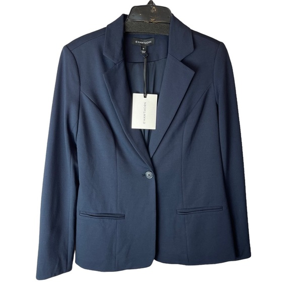 NWT 41 Hawthorn Navy Blue Blazer XS - Picture 1 of 8